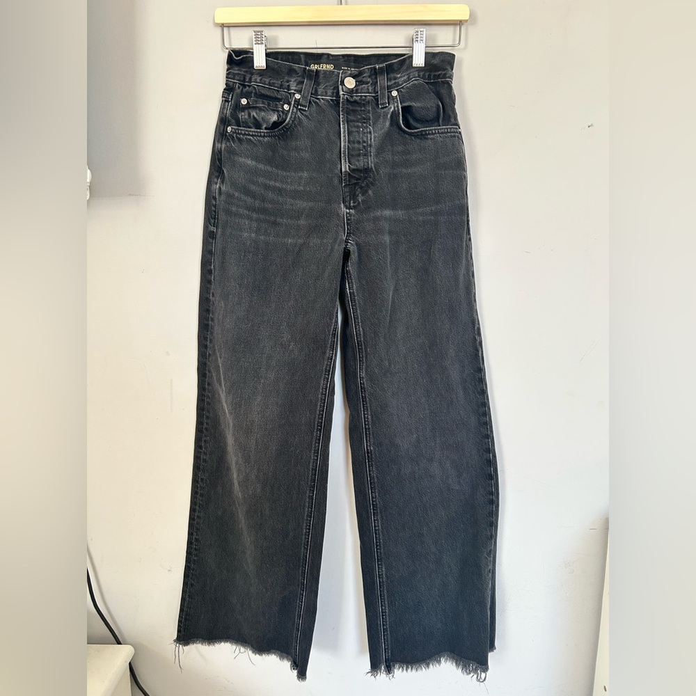 REVOLVE Charcoal Flare Jeans